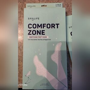 SPAlife Comfort Zone Soothing Foot Mask - (1 Box, With 3 Pouches Inside) 👣
